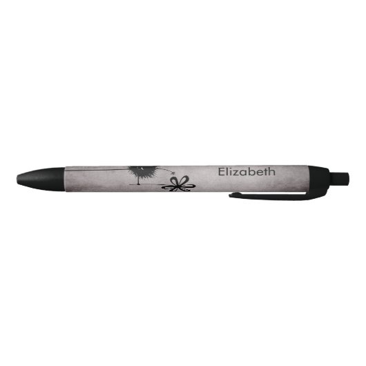 Evil Flower Bug  Gothic gepersonaliseerd Zwarte Inkt Pen (Bodem)