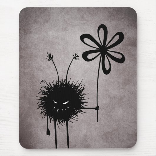 Evil Flower Bug  Mousepad Muismat (Voorkant)