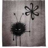 Evil Flower Bug - Schattige Gotisch Wezen Douchegordijn (Voorkant)
