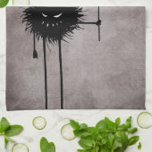 Evil Flower Bug -  Schattige Gotisch Wezen Theedoek (Gevouwen)