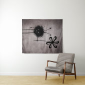 Evil Flower Bug -  Schattige Gotisch Wezen Wandkleed (In Situ (horizontaal))