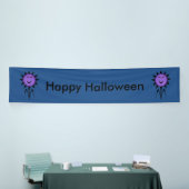 Evil Flower Kawaii Gothic Halloween Custom Banner (Beurs)
