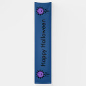 Evil Flower Kawaii Gothic Halloween Custom Banner (Verticaal)
