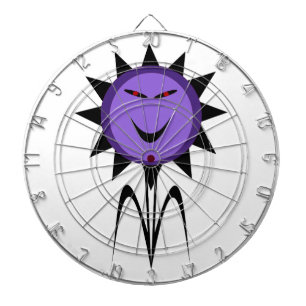 Evil Flower Kawaii Gothic Halloween Dart Board Dartbord