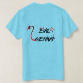 Evil Genius Mannen basic T-shirt (Design achterkant)