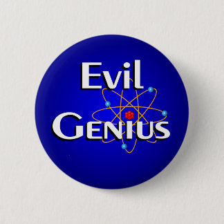 Evil Genius Ronde Button 5,7 Cm