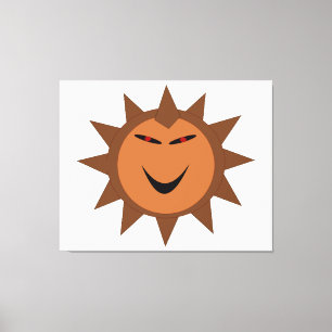 Evil Hedgehog Kawaii Goth Halloween toile Imprimer