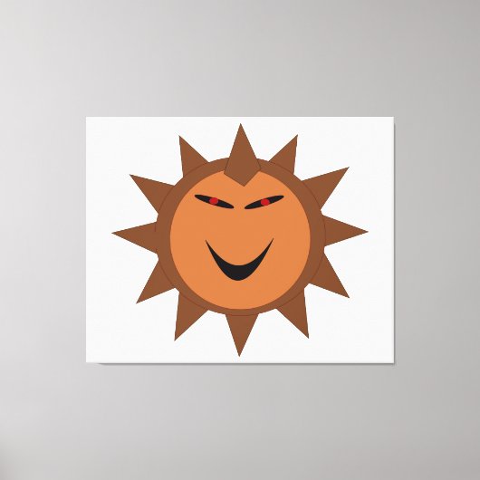 Evil Hedgehog Kawaii Goth Halloween toile Imprimer (Recto)