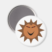 Evil Hedgehog Kawaii Goth Magnet d'Halloween (Recto/Verso)