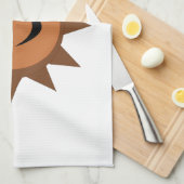 Evil Hedgehog Kawaii Goth Serviette de cuisine Hal (Quart Plié)