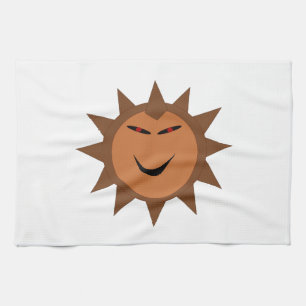Evil Hedgehog Kawaii Goth Serviette de cuisine Hal