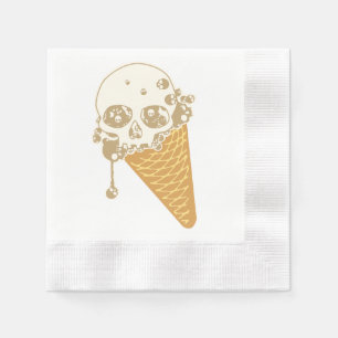 Evil Ice Cream Cone Napkins Servet