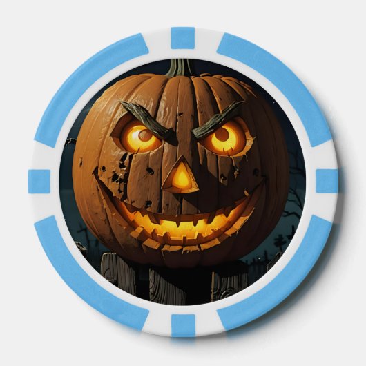 Evil Jack O'Lantern Poker Chips (Voorkant)