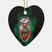 Evil Joker Clown Face Keramisch Ornament (Links)