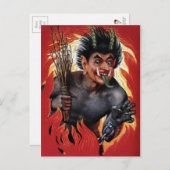  Evil Krampus Briefkaart (Voorkant / Achterkant)