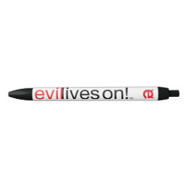 Evil leeft voort! Tagline Zwarte Inkt Pen
