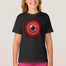 Evil Magic Zwart Rood Oog van de Duivel T-shirt
