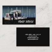 Evil Modern Truck Service Kaart Visitekaartje (Voorkant / Achterkant)