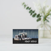 Evil Modern Truck Service Kaart Visitekaartje (Staand voorkant)