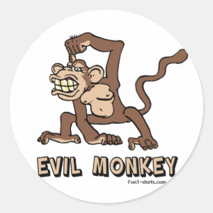 Evil Monkey stickers