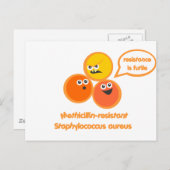 Evil MRSA Briefkaart (Voorkant / Achterkant)