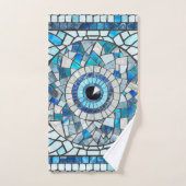 Evil Oeil Amulet Mosaic Art (Serviette à main)