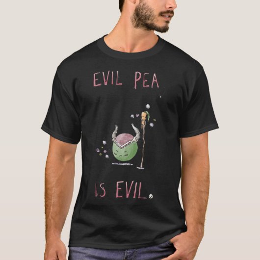 Evil Pea Est Le Mal Classique T-Shirt (Devant)