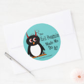 Evil Penguin M'A Fait Faire Des Stickers (Enveloppe)