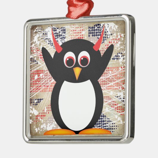 Evil Penguin™ ornament (Links)