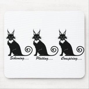 Evil Plotting Cat Trio Muismat