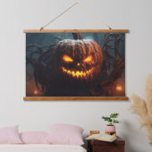 Evil Pumpkin Hangend Wandkleed (Slaapkamer)