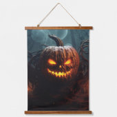 Evil Pumpkin Hangend Wandkleed (Voorkant)