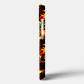 Evil Pumpkin op Fire Pattern-naam Case-Mate iPhone Case (Achterkant / Links)