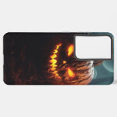Evil Pumpkin Samsung Galaxy Hoesje (Achterkant horizontaal)