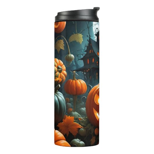 Evil pumpkin  thermosbeker (Gedraaid links)