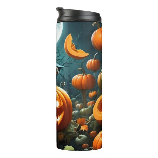 Evil pumpkin thermosbeker (Geroteerd rechts)