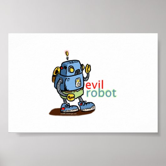 Evil Robot Poster (Voorkant)