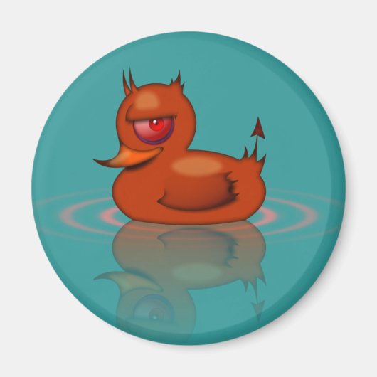 Evil Rubber Duck Magneet (Voorkant)