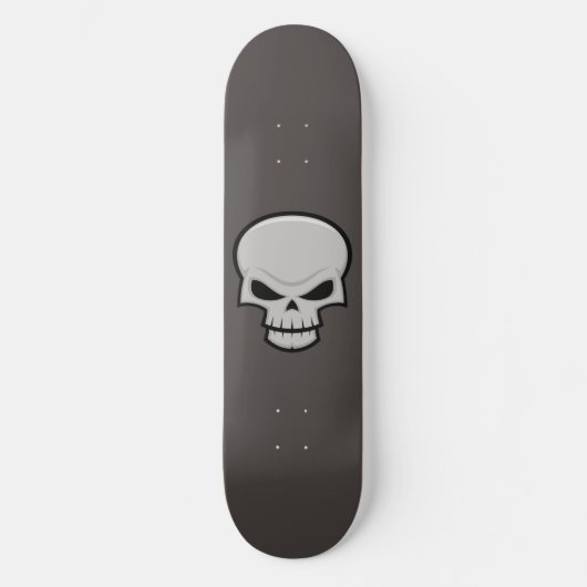 Evil Skull Design Skateboard (Voorkant)