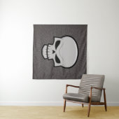 Evil Skull Design Wandkleed (In Situ (horizontaal))