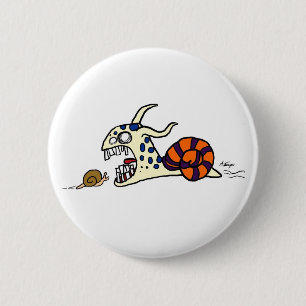 Evil SnagelButton Ronde Button 5,7 Cm