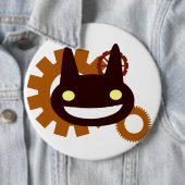 Evil Steampunk Ronde Button 6,0 Cm (In situ)