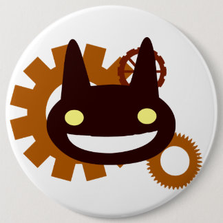 Evil Steampunk Ronde Button 6,0 Cm