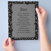 Evil Topiary Coordinates Flyer (Hand)