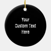 Evil Twin custom ornaming Keramisch Ornament (Achterkant)