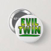 Evil Twin Ronde Button 5,7 Cm (Voorkant /achterkant)