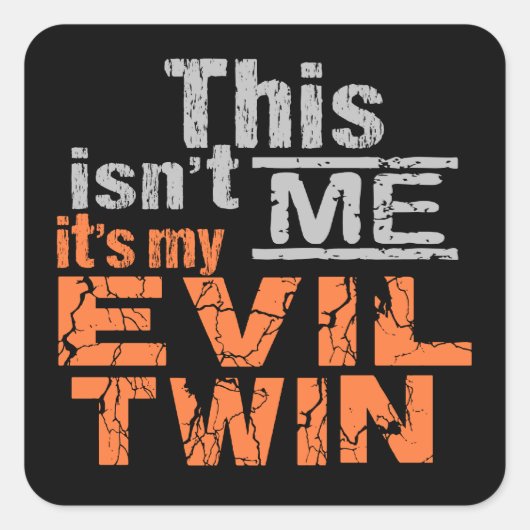 Evil Twin stickers (Voorkant)