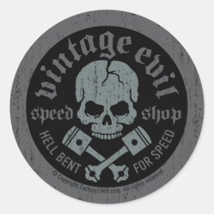  Evil VE014 Classic Ronde Sticker