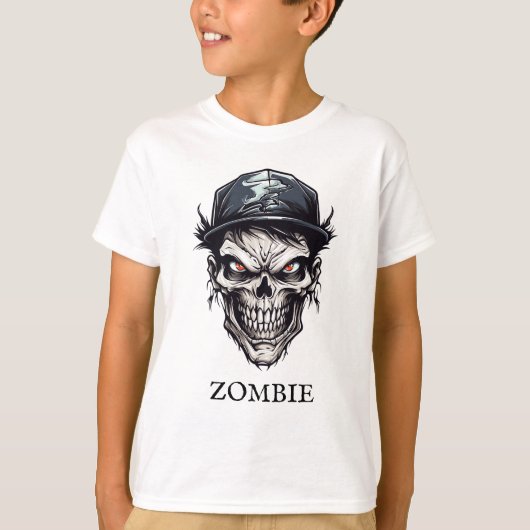 Evil Wicked Undead Zombie Karakter T-shirt (Voorkant)