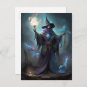 Evil Witch Dark Fantasy Art Briefkaart (Voorkant / Achterkant)